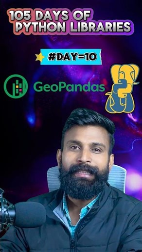Day 10: GeoPandas - Unlocking Geographic Insights in Python #pythonlibraries