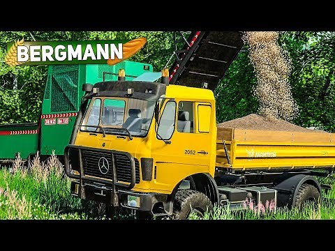 LS19 HOF BERGMANN #36: MERCEDES-Benz Truck für die Hackschnitzel! | LANDWIRTSCHAFTS SIMULATOR 19