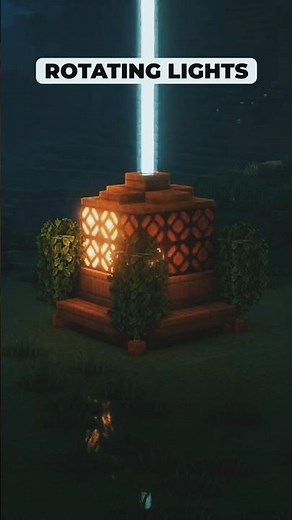 Minecraft Rotating Lights Build 💡✨ #shorts