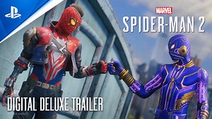46K views · 2.3K reactions | Grab the Marvel's Spider-Man 2 Digital Deluxe Edition to swing in style with more than 65 suits from comics, movies, and multiple original designs. Details: play.st/3reAFcl | PlayStation | Facebook