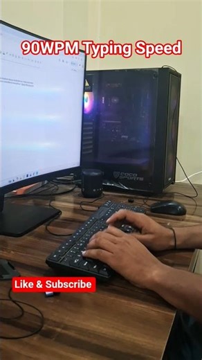 90 WPM Typing Speed | Typing Speed Challenge #targetwithajeet #ajeetsir