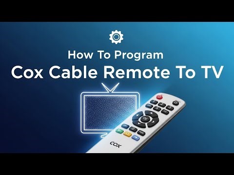 How To Program Cox Cable Remote To TV – Works With Any TV Brand