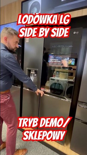 Lodówka LG Side by Side- Jak włączyć tryb demo? #lg #shorts #ai #lodówka #eco #diy #viral #demomode