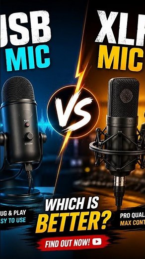 USB Mic vs XLR Mic – Which One Should You Buy? 🎤