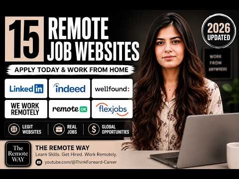 15 Best Remote Job Websites That Are Always Hiring in 2026 (Work From Home Guide)