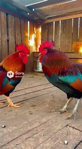 Rooster Rap Battle — No Humans, Just Heat 🔥🐓 #RoosterRap #ViralAnimals