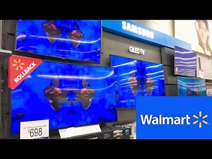 WALMART TELEVISIONS SMART TVS SOUNDBARS SHOP WITH ME SHOPPING STORE WALK THROUGH 4K