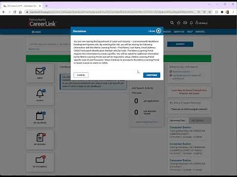 Register for SkillUp PA using your PA CareerLink Account