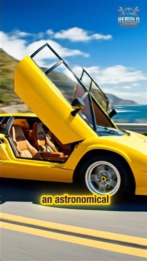 The Iconic 1976 Lamborghini Countach LP400 – A Collector's Dream #car #lamborghini