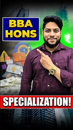 What is BBA Hons Specialization in 2025? Best Options & Career Scope Explained!😍#shorts #bba