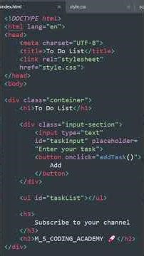 To Do List App Using HTML CSS JavaScript| Day5 – 30 Days Coding Challenge🚀 #TodoApp #MSCodingAcademy