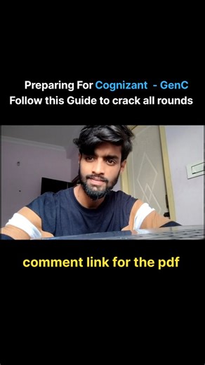 UDAYKIRAN on Instagram: "Don't miss this guide comment pdf to get the link #codewithai #chatgpt #aiintech #generativeai #aiinnovation #webdevelopment #ai #education #googlegemini #cognizant #cognizantgenc #genç #placemaking #placement #interview #training #crack"