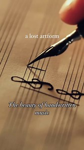 1.3K reactions · 377 shares | Enjoy the wondrous beauty of music written by hand #writingmusic #manuscriptpaper #musicnotation #notationisbeautiful #musicnotes #penandink #classicalmusic #livethemusic | Interlude | Facebook