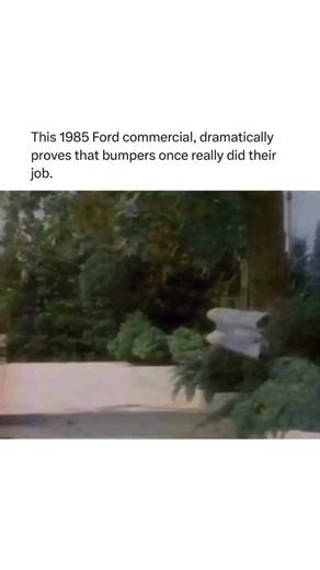 Historic Moments on Instagram: "In 1985, a famous Ford Escort commercial showcased the resilience of its 5-mph bumpers, a feature designed to withstand low-speed impacts without damage. The ad featured a dramatic demonstration where an Escort was repeatedly tapped against a barrier at exactly five miles per hour. While many competitors had shifted to cheaper, more fragile plastic, Ford emphasized its commitment to durable engineering that saved owners from costly “fender bender” repairs. The com