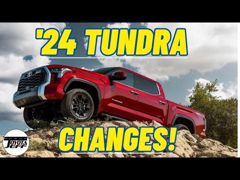 Cool New Changes Revealed for 2024 Tundra!