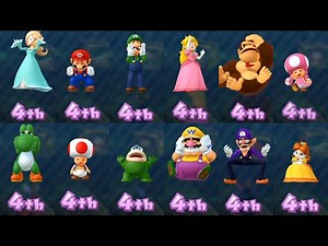 マリオパーティ10全キャラクター4位アニメーション