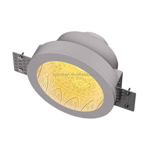Modern 3W LED GU10 Downlight Easy-to-Install Environmentally Friendly Gypsum Ceiling Light for Indoor Use Switch Control