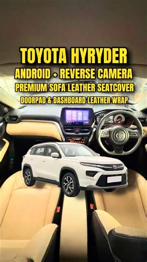 TOYOTA HYRYDER - Interior Upgrade | Android & Reverse Camera Setup #afto #coimbatore #TOYOTAHYRYDER