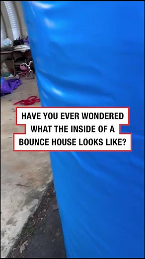Exploring the Inside of a Bounce House Obstacle Course