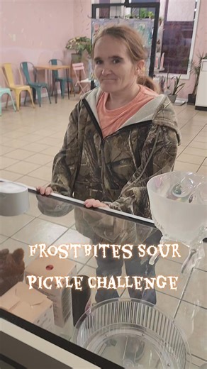 FrostBites Sour Pickle Challenge #SourPickleChallenge #CommunityEngagement #SourChallenge #fyp #freezedriedcandy #harringtonde #CommunityEngagement | FrostBites