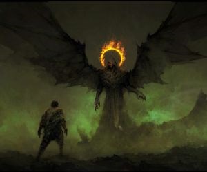 Demon Fire Halo Live Wallpaper