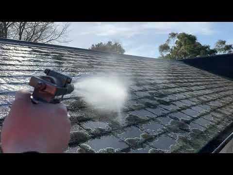 Gentle Care for Brittle Slate Tiles: Roof Soft Washing & Moss Treatment