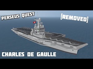 Charles de Gaulle aircraft carrier + perseus quest in Dynamic Ship Simulator III