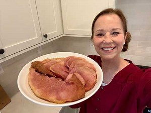 Making a crockpot ham for Easter | slow cooking our Easter ham | easy recipe