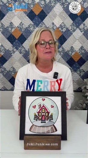 Let it snow… embroidery style! ❄️⛄️