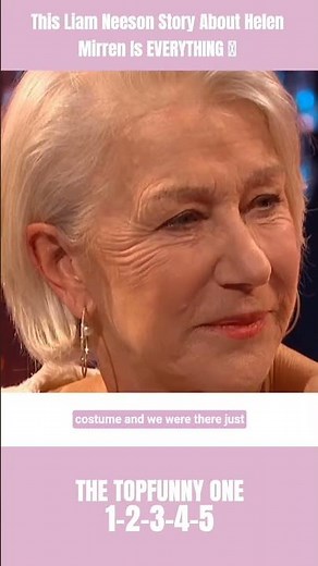 This Liam Neeson Story About Helen Mirren Is EVERYTHING 🥹 #shorts #funny #viral #comedy #celebrity