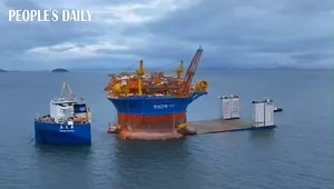 14K views · 97 reactions | Asia's first cylindrical floating, production, storage, and offloading (FPSO) facility, Haikui No. 1, arrived at the offshore oilfield cluster Liuhua in south China's Pearl River Mouth Basin on Wednesday. The 37,000-tonne FPSO facility has a storage capacity of 60,000 tonnes of oil. | People's Daily, China | Facebook