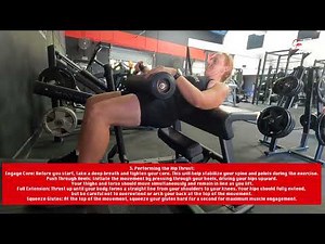 How to use a Plate-Loaded Hip Thrust Machine