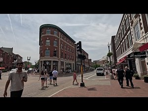 ⁴ᴷ⁶⁰ Walking Cambridge, MA: Harvard Square neighborhood tour