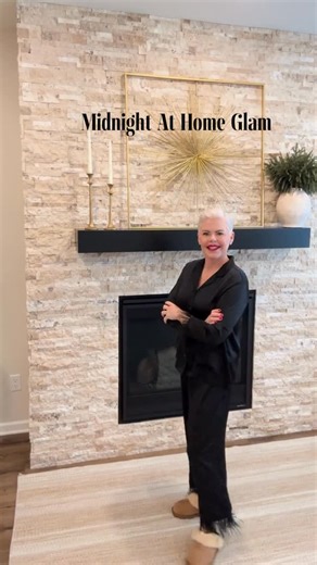 Amy E. on Instagram: "This silk pajama set with feather accents is so chic and fabulous. I feel like a star when I wear it🤩! This is perfect for a NYE night in, post date night or I’ve even worn it to host Mahjong with my friends (compliments galore!) Treat yourself to this luxe set - you won’t regret it. *Comment PJs to shop or check it out on my LTK* #fashioninspo #style #over40style"