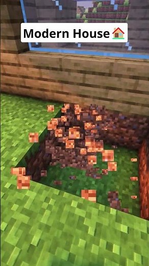 Minecraft Easy Modern House🏠 #shorts