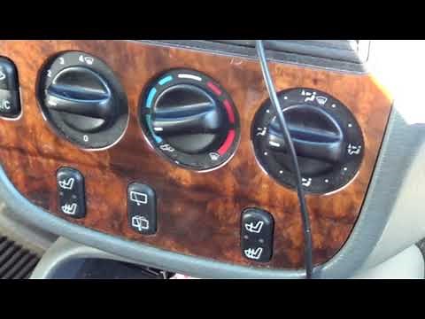 Mercedes ML320 No Heat or Air Conditioner