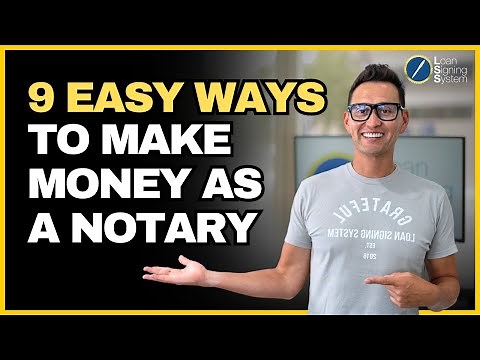 9 Easy Ways To Make More Money As A Notary Public