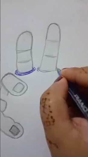 Creative Hand Drawing with Blue Spiral Art | Easy Pencil & Pen Sketch for Beginners #pencilsketching