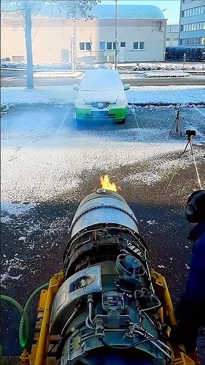Jet engine cold start in winter season 🥶 #fyp #shorts #mechanic #automobile #jet #viral