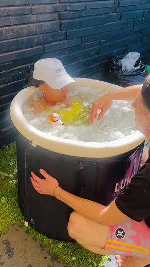 A Brave Ice Bath Challenge Experience