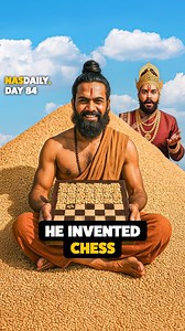 1.4M views · 113K reactions | He invented Chess... and became a billionaire Pay attention to exponential growth. That’s 1 minute, see you tomorrow for Day 85! | Nas Daily | Facebook