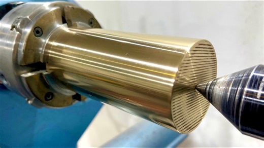 When Woodturning Gets Extreme - Brass on a Wood Lathe