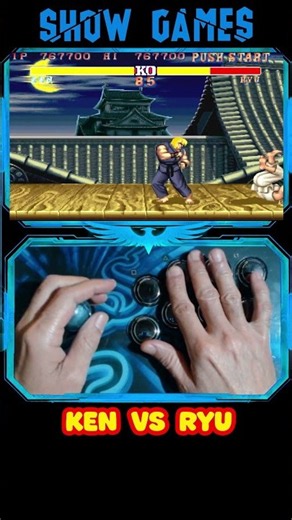 🌀 Ken vs Ryu ⚡ Legendary Battle | HAND CAM | SF2CE #shorts #showgamesx #fyp