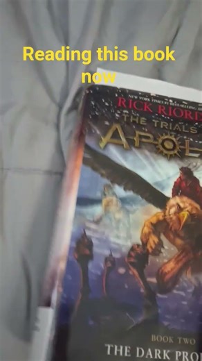 Reading trials of Apollo the dark prophecy now #trialsofapollo #thedarkprophecy