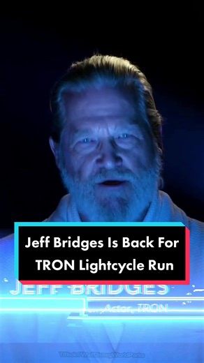 Jeff Bridges Returns for TRON Lightcycle Run