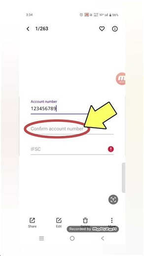 What is the meaning of account number?
