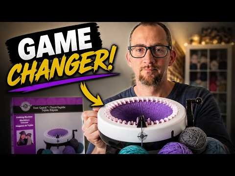 I BOUGHT THE CHEAPEST KNITTING MACHINE AND MADE THIS!