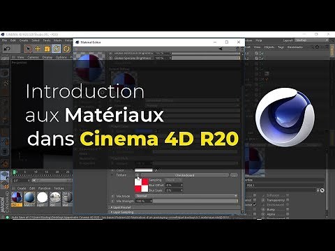 Tutoriel Cinema 4D R20 - Introduction aux matériaux