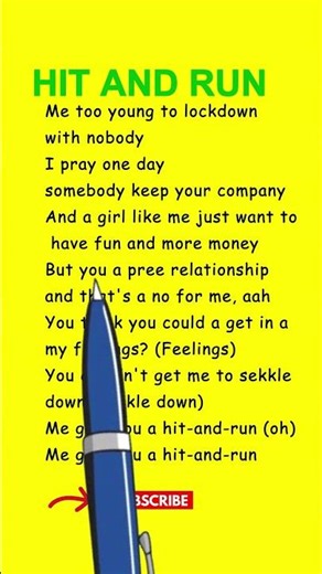 Hit & Run – Shenseea (Lyrics)