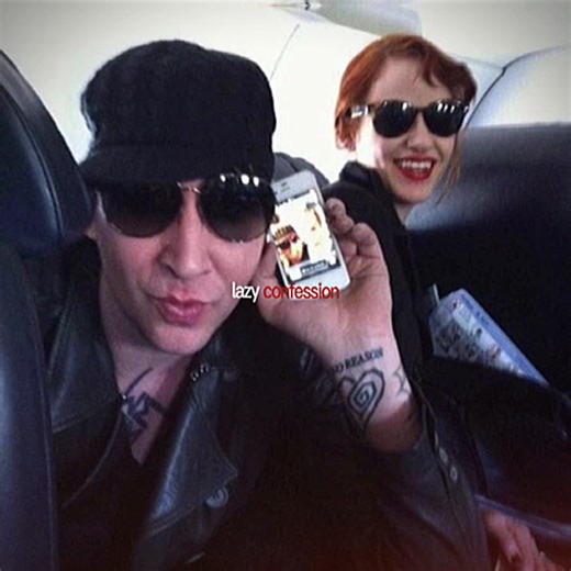 Y'all know I had to do@Marilyn Manson and his wife Lindsay | marilynmanson